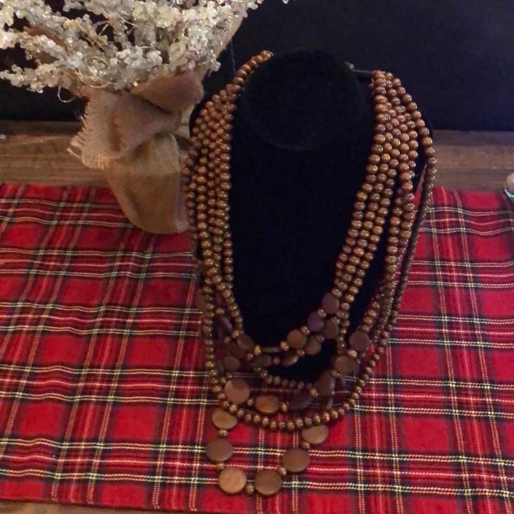 Wooden Necklace Set